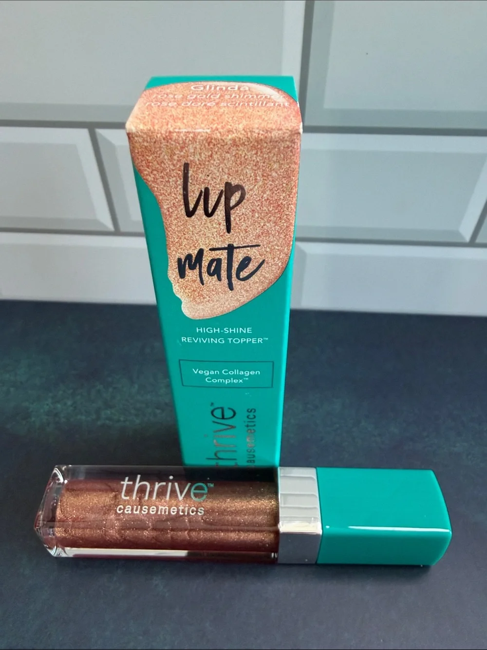 thrive causemetics Lip Mate High-Shine Topper — Shimmering Copper